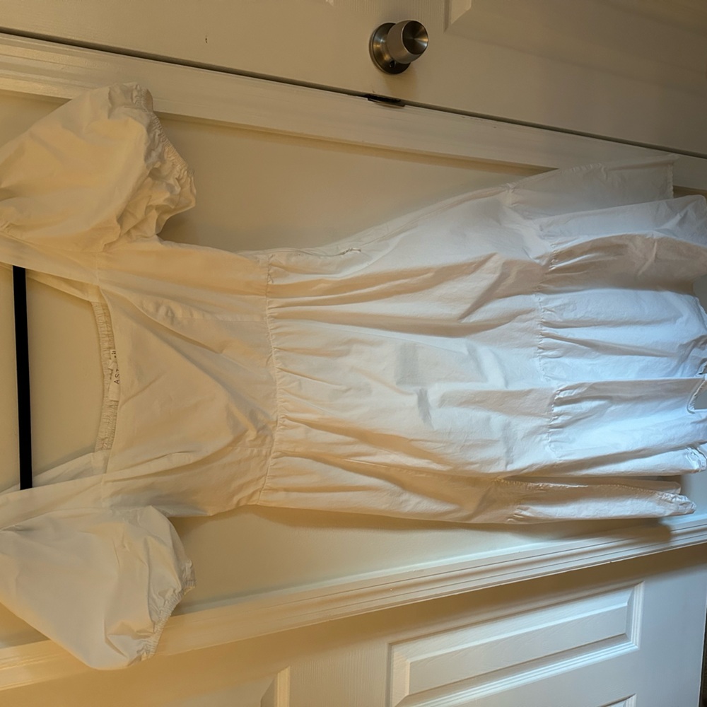 Astr White Midi Dress